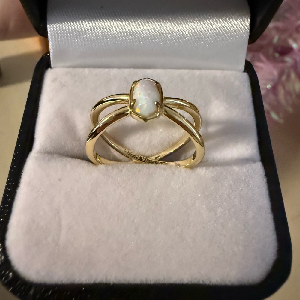 Kendra Scott Emilie Gold Double Band Ring